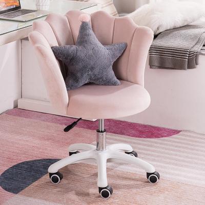 China High Quality Adjustable Chair Wooden Skeleton Cute Office Task Cloth Chair Comfortable (Waist) Chair for sale