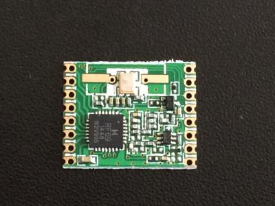 China RFM69 WIRELESS TRANSCEIVER: 868MHZ, 13DBM(The module comes in a 16-pin, 16 x 16mm, SMD package, with pins spaced by 2mm) for sale