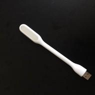 China White Universal Portable USB Bendable LED Light PC Laptop Power Bank for sale