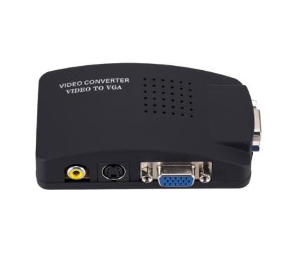 China AV to VGA Video Converter RCA to Display AV to VGA Set Top Box to Display RCA Video Converter for sale