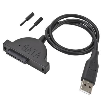 China USB2.0 to SATA notebook drive data cable CD-ROM drive SATA data cable external drive usb2.0 cable for sale