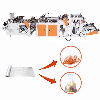 China Fruit Vegetable Transport Meat Food Customized Logo Mini Cold Cut Plastic Bag Making Machine With CPE for sale