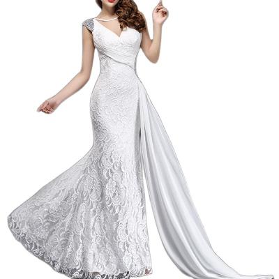 China Beautiful Elegant Design Ladies Anti-wrinkle Breathable Shopping Wedding Dress From China Factory Supply for sale