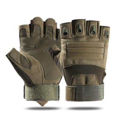 China Unisex Military Green Tactical Durable Non-slip Gloves Shooting Mountain Army Men Protective Gloves Sandy Men Outdoor Sports Training for sale