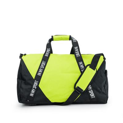 China Fashion Custom Logo Travel Duffle Outdoor Weekend Gym Sports Bag Men Duffel Bag With Shoe Compartment for sale