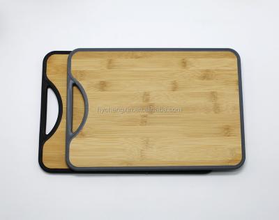 China Sustainable Kitchen Items Fruit Vegetable MDF Plastic Cutting Board for sale