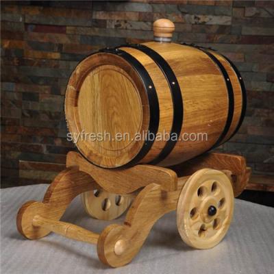 China High Quality Decorative French American Red Wine Oak Wooden Barrel for sale