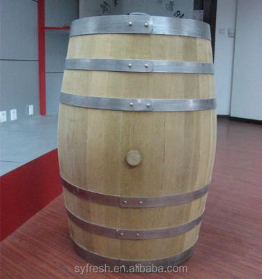 China Large Barrels 225L Handmade Wooden Beer Keg Used Wine Barrels for sale