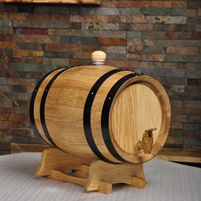 China Red Wine Wooden Oak Barrel Barrel 5L Capacity for sale