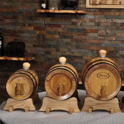 China Mini Red Wine Wine Oak Wooden Barrels for sale