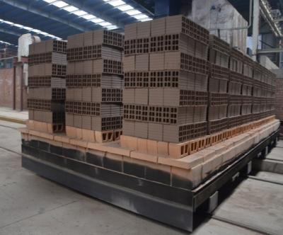 China Clay Brick Tunnel Kiln With Coal / Fuel / Gas Oil Combustion System en venta