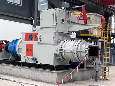 China BBT-Versorgung vollautomatische Tonziegelmachmaschine EV55 Modell Hochleistungs-Extruder zu verkaufen