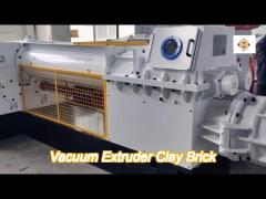 automatic clay brick making extruder machinery with dryer chamber and 11rpm/min spindle speed
