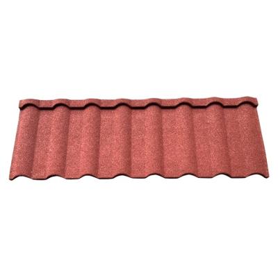 China Contemporary High Quality Colorful Building Material New Zealand Roof Tile Milan Type Stone Coated Steel Roofing Tiles for sale