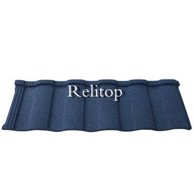 China Mid Century Modern Colored Sands Coated Mid Century Modern Style Ocean Blue Color Corrugated Sheet Roof Panels Metal Roofing OEM Manufacturers for sale