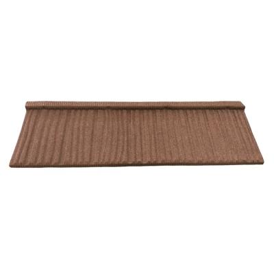 China Modern Wood Type Roofing Tile 0.3mm Stone Coated Metal Roofing Tiles Price Free Sample for sale