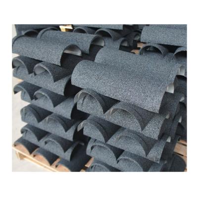 China Al-Zn coated steel sheet. Natural stone chips. Acrylic resin glue. Relitop Barrel Roofing Ridge Tile Stone Coated Zinc Metal Anti Rust Barrel Roof Steel Accessories for sale