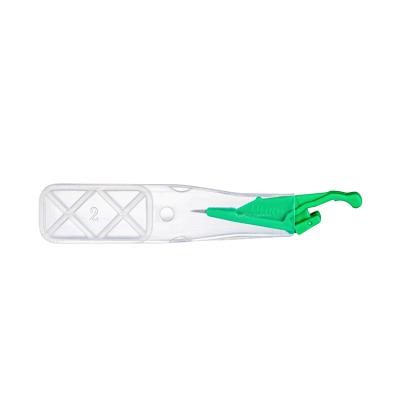 China 35Â ° Green Dissection Scalpel Safety Sterile Disposable Coronary Artery Surgical Scalpels For Sale for sale