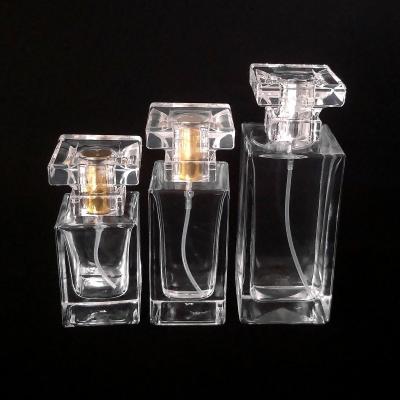 China Cosmetic 30ml 50ml 100ml Wholesale Egyptian Glass Luxury Perfume Bottles Dubai Spray Perfume Bottles for sale