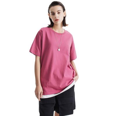 China Custom LOGO Blank 100% cotton t-shirts OEM wholesale men's anti-pilling women's T-shirts unisex for sale