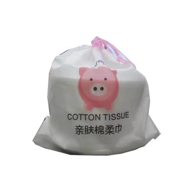 China Simple Ladies Beauty Makeup Removal Face Sterilized Wet And Dry Wipes In Roll for sale