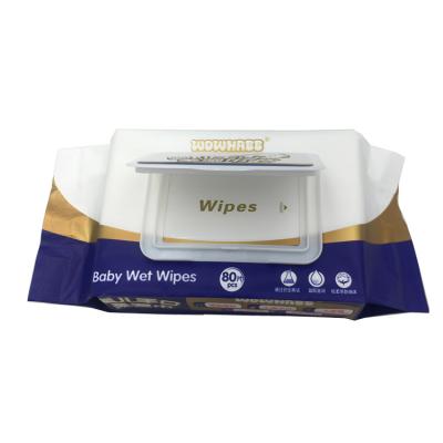 China 80pcs Single Wedding Party Face Cleaning Disposable Baby Wipes for sale