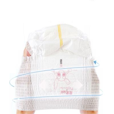 China Breathable Plain Weave Disposable Drysurface Pull Up Baby Diapers for sale