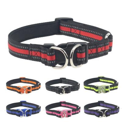 China New Dog Products Pet Collars Viable Adjustable Tactical Thoughtful Dog Leashes Large Nylon Dog Training Collar for sale