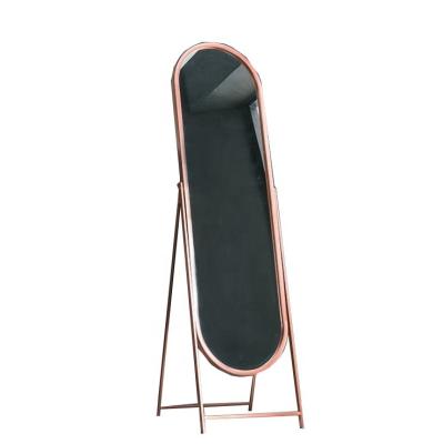 China Europe Style Type Fashion Style 40x160cm Framed Integral Standing Mirror Dressing Mirror for sale