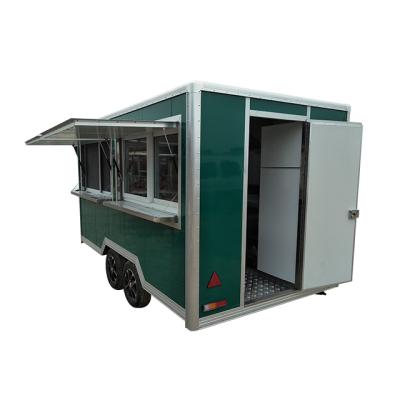 China 2021 fully equipped outdoor processing plant food truck street food vegetable trailer for sale for sale