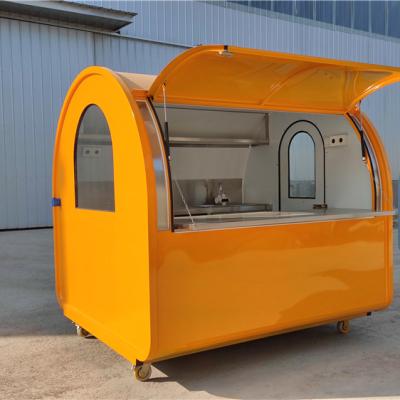 China YITUO Vegetable Processing Factory Customized Coffee Kiosk Mobile Juice Stall Food Kiosk Mobile Food Kiosk for sale