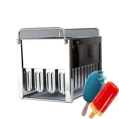 China 2021 UK Sustainable Popular Handmade Ice Popsicle Mold For Ice Cream Shop for sale