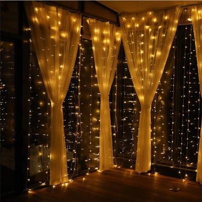 China Waterproof IP65 Holiday Lighting Outdoor Christmas Decorations Led Lights And Lighting Home Living Room Sets Diwali Night Light Star Twinkle Led String Curtain for sale