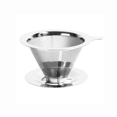 China Viable Hot Selling Kitchen Accessories Stainless Steel Spill Over Vietnamese Coffee Maker Drip Coffee Filter for sale