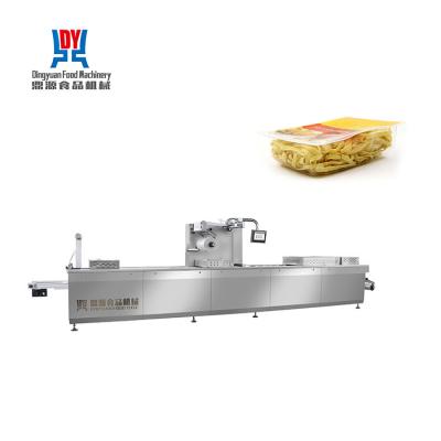 China Thermoforming Nitrogen Filling Modified Atmosphere Packaging MAP Machine Tray Sealer for Meat Sausage Seafood Pasta for sale