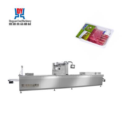 China Thermoforming MAP modified atmosphere Food Packaging Machine for Pork shoulder steak for sale