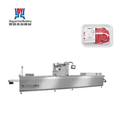 China Thermoforming MAP modified atmosphere Food Packaging Machine for beef for sale