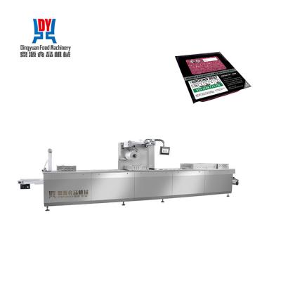 China Automatic Rigid Box MAP Thermoforming Stretch Film Vacuum Packaging Machine for sale