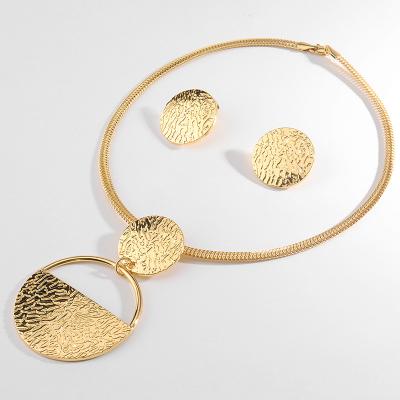 China Good Quality Women's Accessories Jewelry Sets 18k Gold Plated And Luxurious Jewelry Sets Design For Women for sale