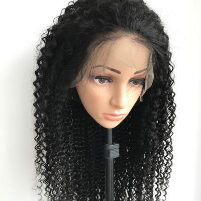 China Brazilian Curl Spiral Curl 360 Wigs Virgin Hair Pre Plucked Hairline for sale