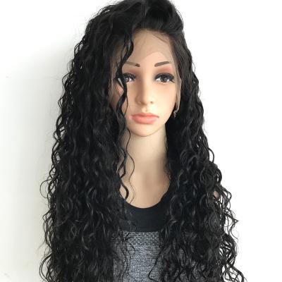 China Brazilian Virgin Human Hair 360 Deep Loose Full Lace Front Wigs With Baby Hair Pre Plucked Hairline for sale