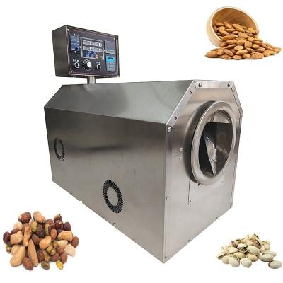 China Snack food factory Automatic Nuts Sesame Roaster Pistachio  / Bean Peanut Roasting Machine Price for sale