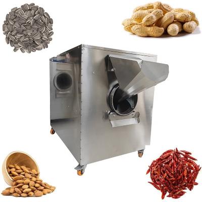 China Snack food factory Automatic  Cashew Nut Roaster / Bean Peanut Sesame Pepper Roasting Machine Price for sale