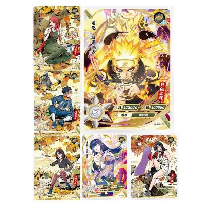 China Paper Wholesale Character MR 1-62 Card japanese anime playing cards KAYOU Narutoes Children's Gift Collection Card for Christmas for sale