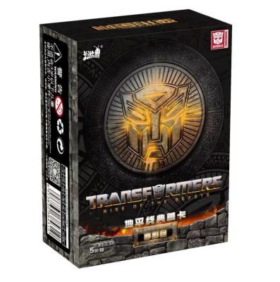 China Collectible Gifts 72 Boxes Wholesale collects movie America Megatron play trans formers cards collect anime trading cards for sale