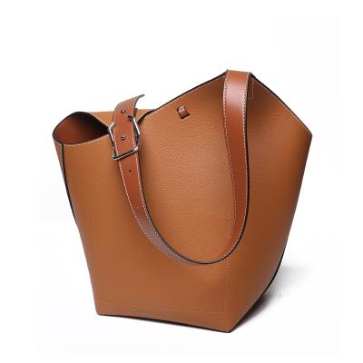 China Amazon hot sale fashion waterproof classy ladies bags large capacity shoulder genuine leather handbags for women luxury for sale