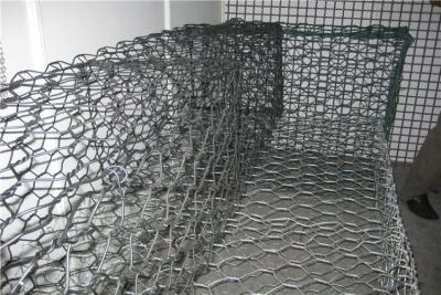 China Riverbank 2x1x1m Hexagonal Gabion Box 60x80 Galvanised Gabion Baskets for sale