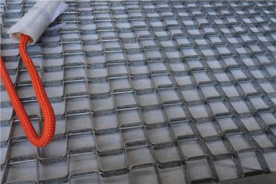 China Stainless Steel Drag Mats With 25X25mm Mesh Effortless Field Maintenance zu verkaufen