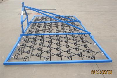 China Drag Chain Harrow Landschaft Rasen Arena Rake mit 13mm Draht Durchmesser zu verkaufen