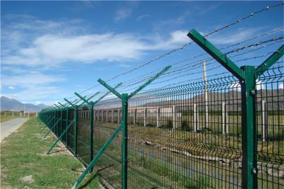 China Anti Climb Razor Barbed Wire Fence Airport Security Fencing Powder Coated for sale